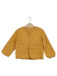Vorschaubild 1 von Steppjacke Kinder Gelb Gr. 110 Polyester Basic Langarm Alltag Knopf Nylon
