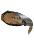 Vorschaubild 3 von Damen Sandalen Gr. 38 Silber Metallic Leder Made in Spain
