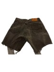 Vorschaubild 4 von Premium Jeans Shorts Herren W30 Grau Denim Cut-Off Fransen