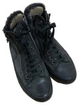 Vorschaubild 3 von Damen Sneaker High Gr. 38 Grau Leder Gefüttert