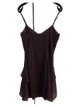 Vorschaubild 2 von Damen Cocktailkleid Gr. 36 Lila Elegant Festlich Rüschen
