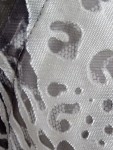 Vorschaubild 3 von Pelzjacke Damen Grau Gr. 36/S Viskose Tierdruck Animal-Print Langarm Casual