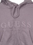 Vorschaubild 2 von Damen Hoodie Kapuzenpullover Kurzarm Cropped Lila Gr. S