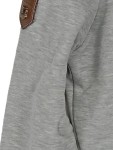 Vorschaubild 2 von Damen Sweatjacke Hoodie Grau Meliert Gr. M Kapuze