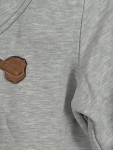Vorschaubild 3 von Damen Sweatjacke Hoodie Grau Meliert Gr. M Kapuze