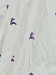 Vorschaubild 3 von Trachtenhemd Kurzarm Hirsch Muster Weiß Gr. XL