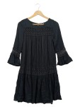 Vorschaubild 1 von Damen Kleid Schwarz Spitze Boho Gr. 36 S onlTYRA Flare