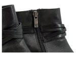 Vorschaubild 2 von Damen Stiefeletten Leder Schwarz Gr. 39,5 Absatz Elegant