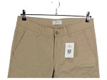Vorschaubild 3 von Stoffhose Herren Beige Gr. W31/48/M Baumwolle Elasthan Uni Casual Knopf