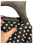 Vorschaubild 3 von Damen Kleid Polka Dots Langarm Midikleid Schwarz Gr. 38/M
