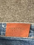 Vorschaubild 2 von Bootcut Jeans Kinder Blau Gr. 152 Baumwolle Elasthan Uni Casual