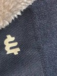 Vorschaubild 4 von Jeansjacke Lammfellfutter Herren Gr. 46 Blau Sherpa