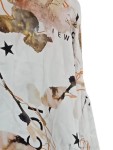 Vorschaubild 3 von Damen Bluse Gr. 40 Weiß Blumenmuster Viskose