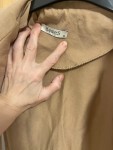 Vorschaubild 3 von Damen Übergangsmantel Gr. 44 Beige Langarm Reißverschluss