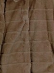 Vorschaubild 3 von Pelzjacke Damen Braun Gr. 46 Polyester Uni Modern Langarm Alltag Knopf
