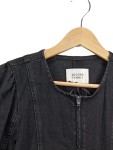 Vorschaubild 4 von Jeanskleid Damen Schwarz Gr. 38/M Baumwolle Uni Casual Alltag
