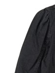Vorschaubild 3 von Jeanskleid Damen Schwarz Gr. 38/M Baumwolle Uni Casual Alltag