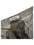 Vorschaubild 4 von Damen Jeans Wide Fit Grau W27/L32 High Waist Bindegürtel