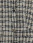 Vorschaubild 2 von Damen Blazer kariert Beige Größe S Tweed-Optik Langarm