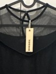 Vorschaubild 4 von Cocktailkleid Damen Gr. 36/S Schwarz Polyester Uni Elegant Langarm Party