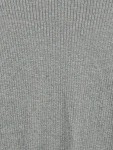 Vorschaubild 2 von Pullover Damen Grau Gr. 36/S Rippstrick Basic Langarm Alltag