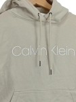 Vorschaubild 2 von Kapuzenpullover Herren Gr. 48/M Beige Baumwolle Schriftzug Casual