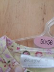 Vorschaubild 4 von Mädchen Shirt Blumenmuster Schmetterlinge Gr. 86 Gelb Rosa