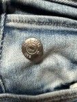 Vorschaubild 3 von Damen Jeans W32 40 L Blau Slim Tapered Used Look