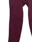 Vorschaubild 3 von Oceans Apart Damen Sport Leggings Gr. 36 S Lila Lochmuster Seamless