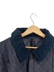Vorschaubild 3 von Steppjacke Herren XXL Navy Blau Cord-Kragen Quilted Jacket