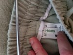 Vorschaubild 4 von Damen Stoffhose Wide Leg Gr. L Grün Viskose Casual Tunnelzug