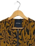 Vorschaubild 2 von Damen Jacke Animal-Print Braun Schwarz Gr. S leichte Jacke