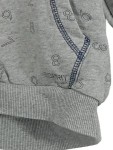 Vorschaubild 2 von Kinder Hoodie Kapuzenpullover Gr. 92 Grau Zahlen-Print