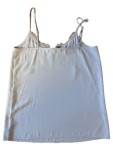 Vorschaubild 2 von Unterhemd Damen Gr. 36 Blau Viskose Uni Feminin Ärmellos Alltag