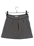 Vorschaubild 1 von Faltenrock Kinder Gr. 128 Grau Polyester Meliert Klassisch Schule