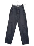 Vorschaubild 1 von High Waist Jeans Damen Paperbag Schwarz Größe M W30