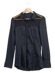 Vorschaubild 1 von Los Angeles Damen Bluse Schwarz Gr. M Spitze Elegant