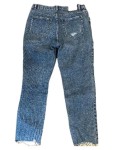 Vorschaubild 5 von Mom Jeans Damen Gr. 40 Blau Destroyed Ripped High Waist