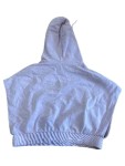 Vorschaubild 5 von Damen Hoodie Kapuzenpullover Kurzarm Cropped Lila Gr. S