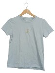 Vorschaubild 1 von Damen T-Shirt Hellblau Gr. S Blumenprint Stickerei