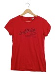 Vorschaubild 1 von Damen T-Shirt Rot Logo-Print Gr. S Baumwolle Casual