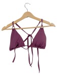 Vorschaubild 1 von Bikini-Oberteil Damen Gr. 38/M Lila Polyamid Elasthan Uni Feminin