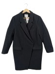 Vorschaubild 1 von Damen Wollmantel Schwarz Gr. 38 M Elegant Klassisch