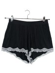 Vorschaubild 2 von Schlafanzug Damen Gr. 38/M Schwarz Viskose Uni Feminin Freizeit
