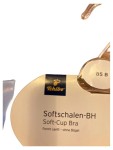 Vorschaubild 3 von BH ohne Bügel Softschalen-BH / Soft-Cup Bra Grau Gr. 85D Blumenmuster