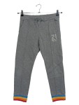 Vorschaubild 1 von Jogginghose Kinder Gr. 146 Grau Baumwolle Meliert Sportlich Rippstrick