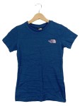 Vorschaubild 1 von Damen T-Shirt Blau Gr. 34 XS Logo Print Outdoor Freizeit