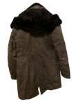 Vorschaubild 3 von Parka Damen Grau Gr. 36/S Polyester Viskose Meliert Outdoor