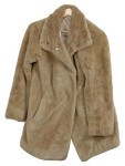 Vorschaubild 1 von Damen Kunstpelzmantel Fellmantel Beige Gr. 34 XS Elegant