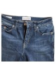 Vorschaubild 2 von Skinny Fit Damen Gr. W24/32/XXS Blau Uni Casual Alltag
